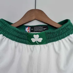 75th Anniversary Boston Celtics White NBA Shorts 7
