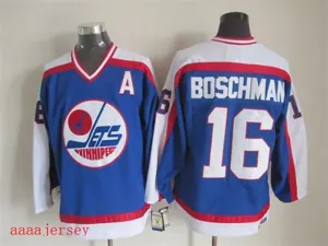 Winnipeg Jets retro ice hockey jersey M-3XL 温尼伯喷气机队复古冰球服 4
