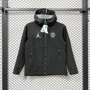 25-26 PSG hardshell jacket Kit Soccer Windbreaker AAAAJersey Supply Yupoo 1