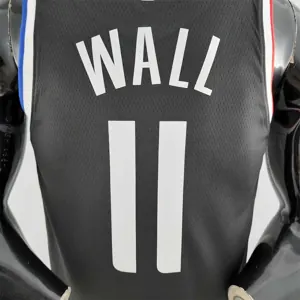 WALL#11 Los Angeles Clippers Black NBA jersey 3