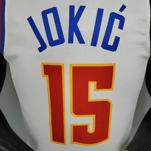 2021 JOKIC#15 Nuggets Bonus Edition White 2