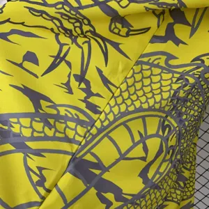25-26 Real Madrid Yellow Dragon Special Edition Shirt Football Uniform AAAAJersey Dropship Yupo 2