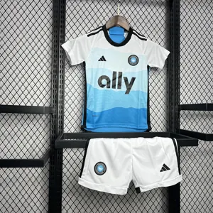 24-25 Charlotte FC Home Kid Kits Youth Apparels AAAAJersey Wholesale Yupoo 2