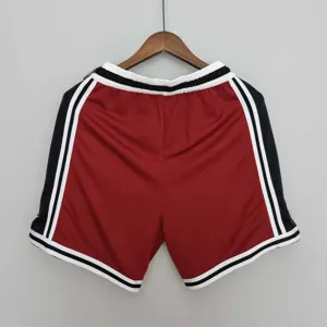 2022 Miami Heat NBA US Training Shorts Red Black 2