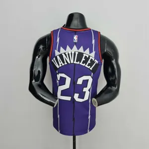 Toronto Raptors VANVLEET#23 Purple NBA Jersey 6