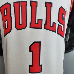 ROSE #1 Chicago Bulls white 2
