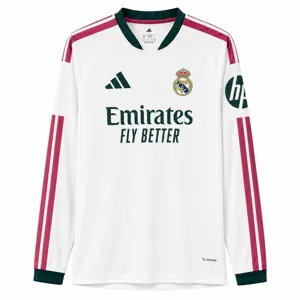 26-27 Real Madrid Mens Home Kit Football Long Sleeve T-Shirt AAAAJersey Supply Yupoo 10