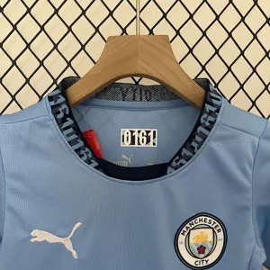 24-25 Manchester City Home Kid Kits Youth Apparels AAAAJersey Wholesale Yupoo 1