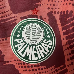 25-26 Palmeiras Goalkeeper Red Kit Soccer T-Shirt AAAAJersey Wholesale Yupoo 7