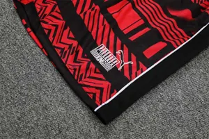 22-23 AC Milan Training Short Sleeve Kit Black 15