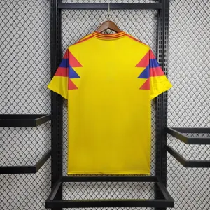 1990 Colombia Home Retro Kit Football AAAAJersey Supplier 4
