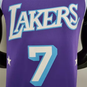 2022 75th Anniversary Anthony #7 Lakers City Edition Purple 3