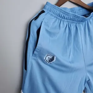 2022 Memphis Grizzlies NBA US Training Shorts Blue 1