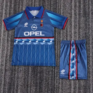 95-96 AC Milan Fourth Retro Kid Kits Youth Apparels Soccer AAAAJersey Yupoo