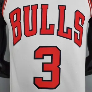 75th Anniversary Wade #3 Bulls White 1