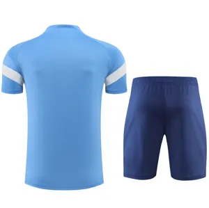 22-23 Manchester City Training Kit Blue 12