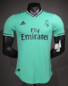19-20 Real Madrid Third Away Retro Kit Vintage Player Version Sino Shirt AAAAJersey Dropship Yu
