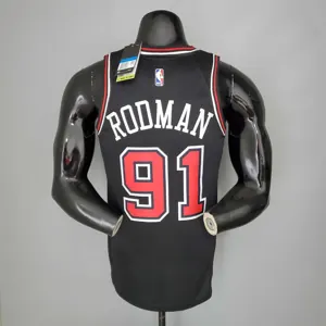 ROOMAN#91 Chicago Bulls black 4