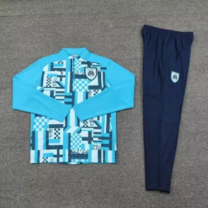 24-25 Marseille Long Sleeve Training Suit Football Shirts 1