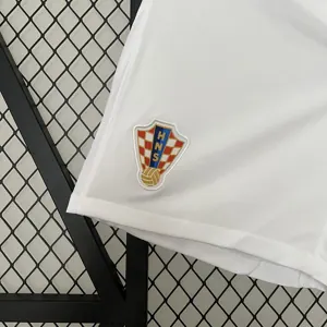 2024 Croatia Home Shorts UEFA Euro Trousers Football Replicas Yupoo 1