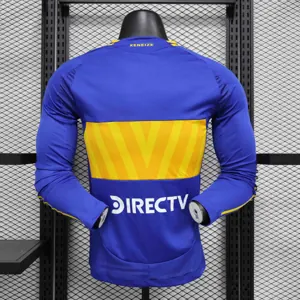 24-25 Boca Home Long Sleeve Kit Player Version Shirt Soccer AAAAJersey Yupoo 1