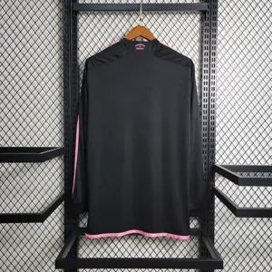 23-24 Long Sleeve Inter Miami Away S-XXL Cheap Soccer Jerseys 4