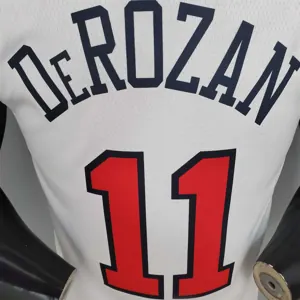 DeROZAN#11 Chicago Bulls white 6