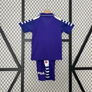 98-99 Fiorentina Home Retro Kid Kits Youth Apparels AAAAJersey Wholesale Yupoo 7