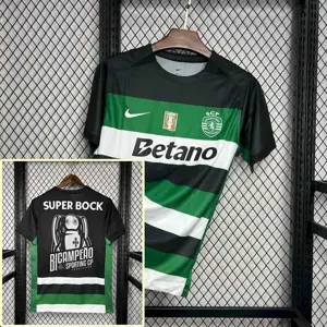 24-25 Sporting Lisbon Home Kit Best Wholesale Yupoo 5