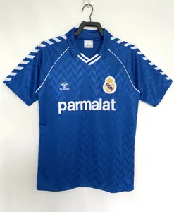 86-87 Real Madrid Away Retro Kit Vintage Shirt Soccer AAAAJersey Yupoo