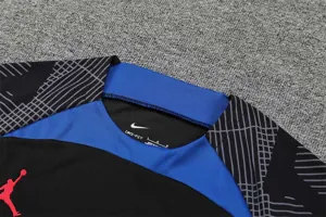 22-23 PSG training suit short sleeve kit Black Blue 13