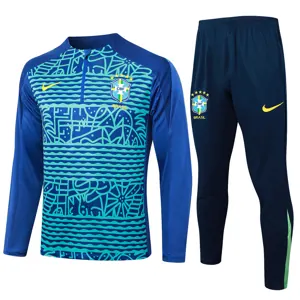 2024 Brazil Long Sleeve Training Suit Football Shirts