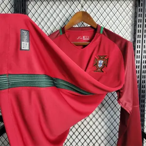 16-17 Retro Portugal Home Long Sleeve Size S-XXL 8