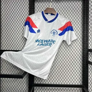 90-92 Rangers Away Retro Kit Vintage Shirt Sport AAAAJersey Yupoo 2