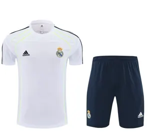 25-26 Real Madrid UBP White Training Kits Football Tracksuits