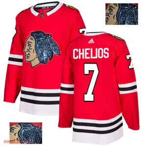 2018 Chicago Blackhawks ice hockey jersey M-3XL 芝加哥黑鹰队时尚亮片款冰球服 41