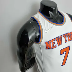 75th Anniversary Anthony #7 New York Knicks White NBA Jersey 1
