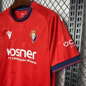 24-25 Osasuna Home Kit Football Apparels Sport AAAAJersey Yupoo 2