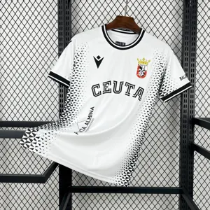 25-26 AD Ceuta FC Home Kit T-Shirt Football Apparels AAAAJersey Supply Yupoo