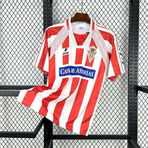 94-95 Sporting de Gijón Home Retro Kit Vintage Shirt AAAAJersey Supply Yupoo