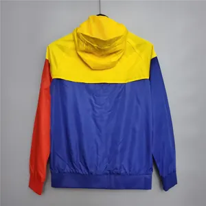 20-21 Barcelona blue-red-yellow classic style windbreake 1