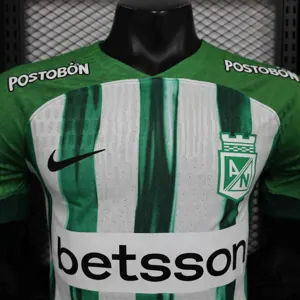 24-25 Atlético Nacional Home Kit Player Version Shirt Soccer AAAAJersey Yupoo 1