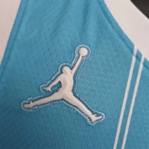 75th Anniversary Ball #1 Charlotte Hornets Blue NBA Jersey 7