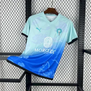 2025 Morocco Blue Special Edition Shirt Football Uniform AAAAJersey Supply Yupoo