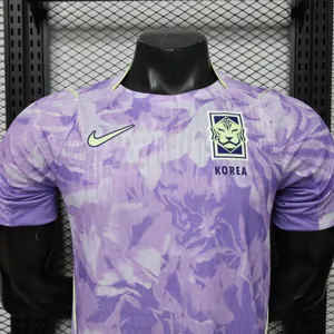 World Cup 2026 South Korea Mens Away Kit Player Version Soccer Shirt Red AAAAJersey Dropship Yupoo 8