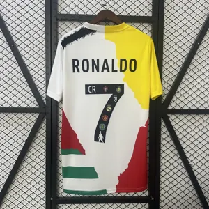 Cristiano Ronaldo Commemorative Edition Kit Soccer T-Shirt AAAAJersey Dropship Yupoo 3