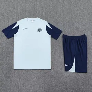 25-26 Inter Milan White Training Kits Football Tracksuits 1