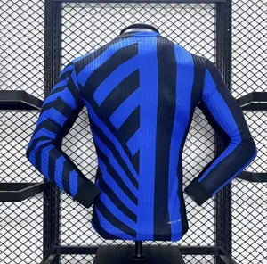 24-25 Inter Milan Home Long Sleeve Kit Player Version Shirt Soccer AAAAJersey Yupoo 2