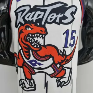 Toronto Raptors CARTER #15 White NBA Jersey 8