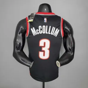 2021 McCOLLUM#3 Trail Blazers Home black 2